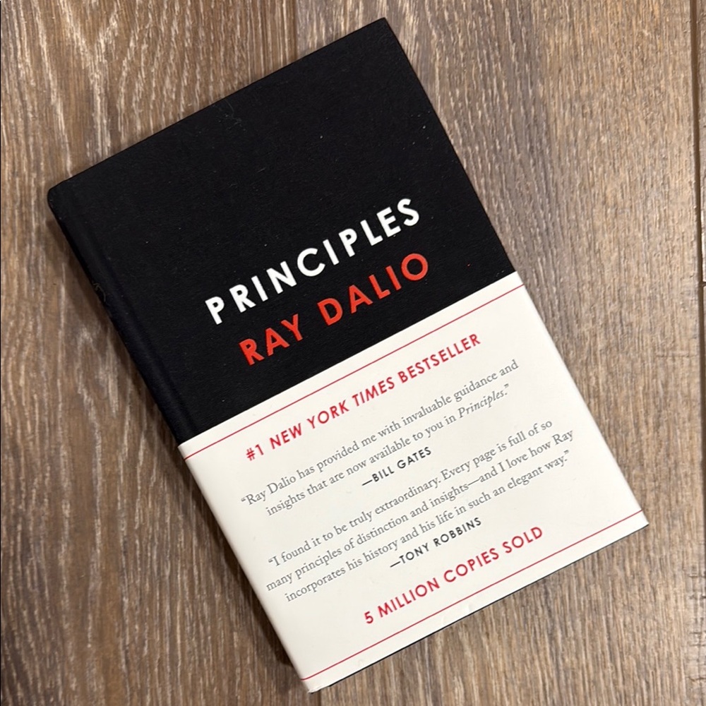 Principles by Ray Dalio Hardcover Book